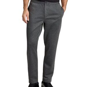 NWT Ted Baker Men's Knit Twill Elastic Waist Pant Iron Gate Heather Medium M